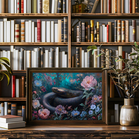 Serpent Among Blooming Gardens