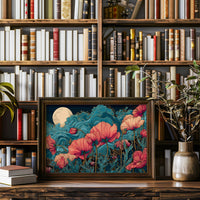 Coral Blooms Under Midnight Tide