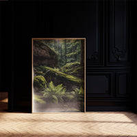 Ancient Ferns Catch Golden Light