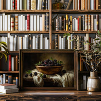 Blackberry Harvest Among Literary Treasures