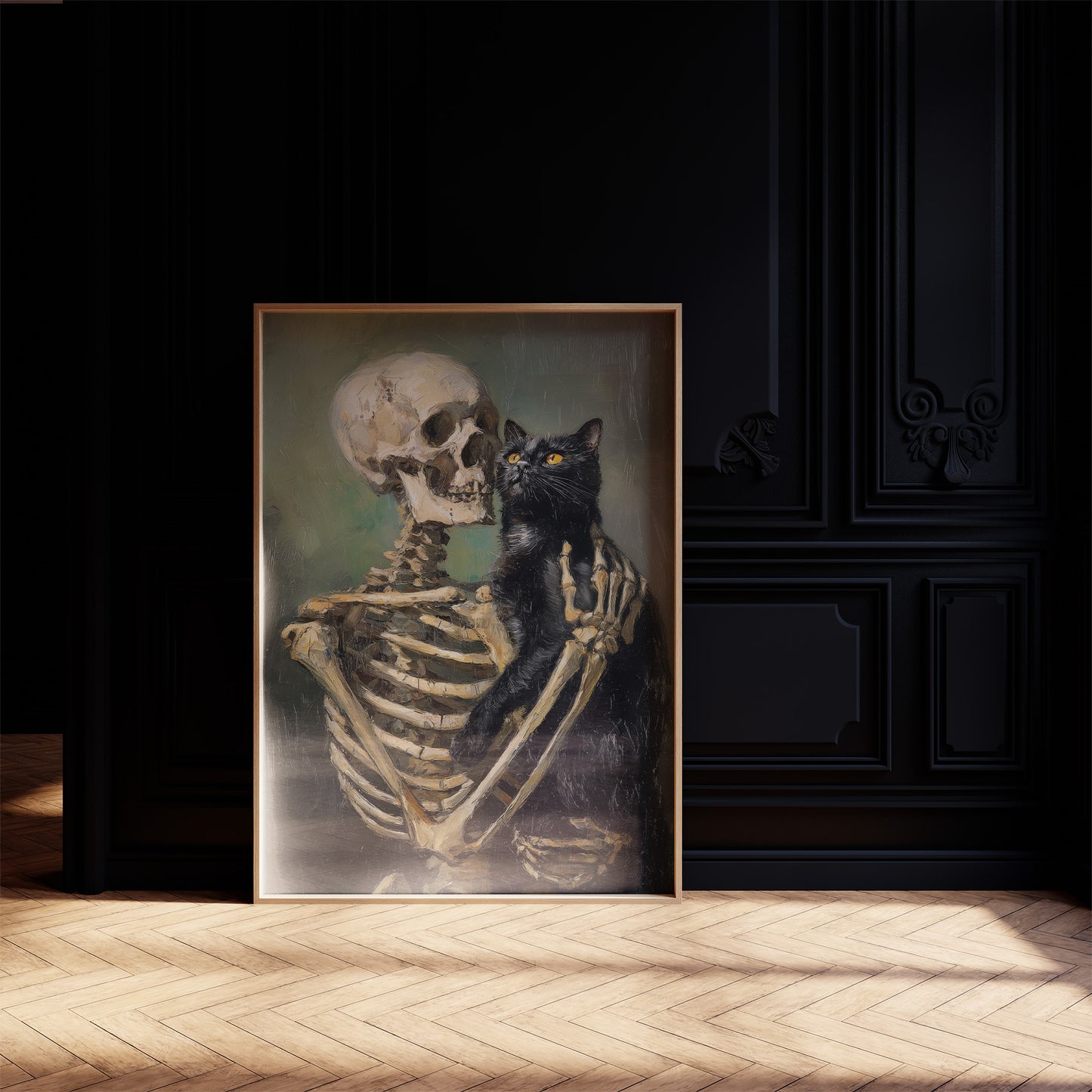 Bone Keeper With Amber Eyes