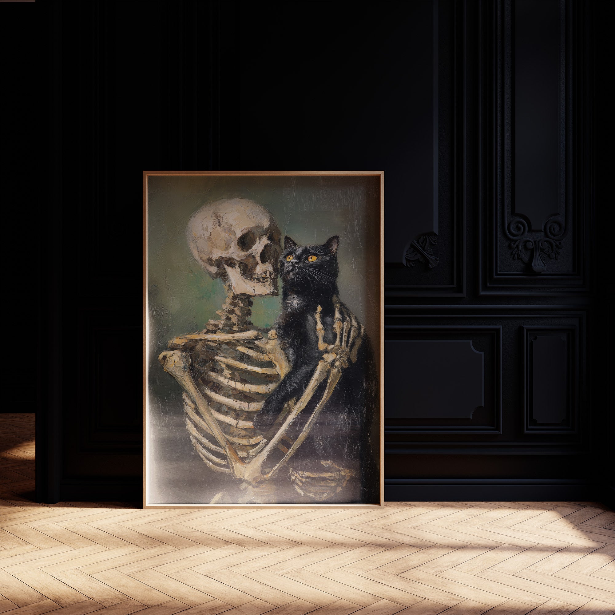 Bone Keeper With Amber Eyes