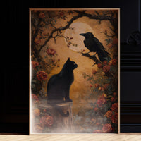 Moonlit Conversations Among Roses