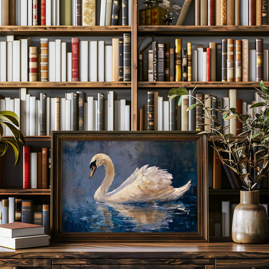 Elegant Voyager On Midnight Waters