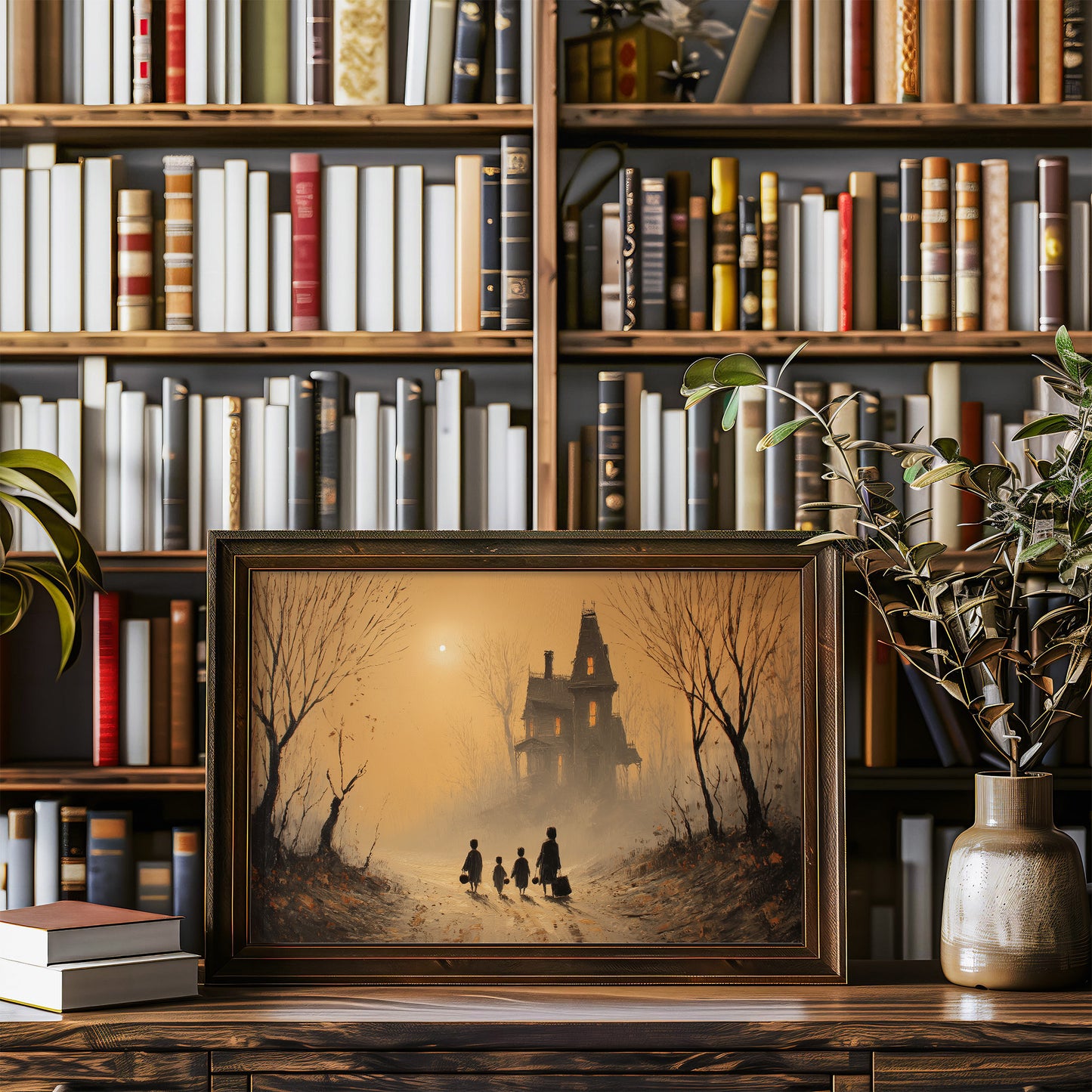 Autumn Path To Mysterious Manor