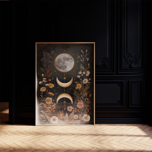 Lunar Garden Between Cosmic Tides