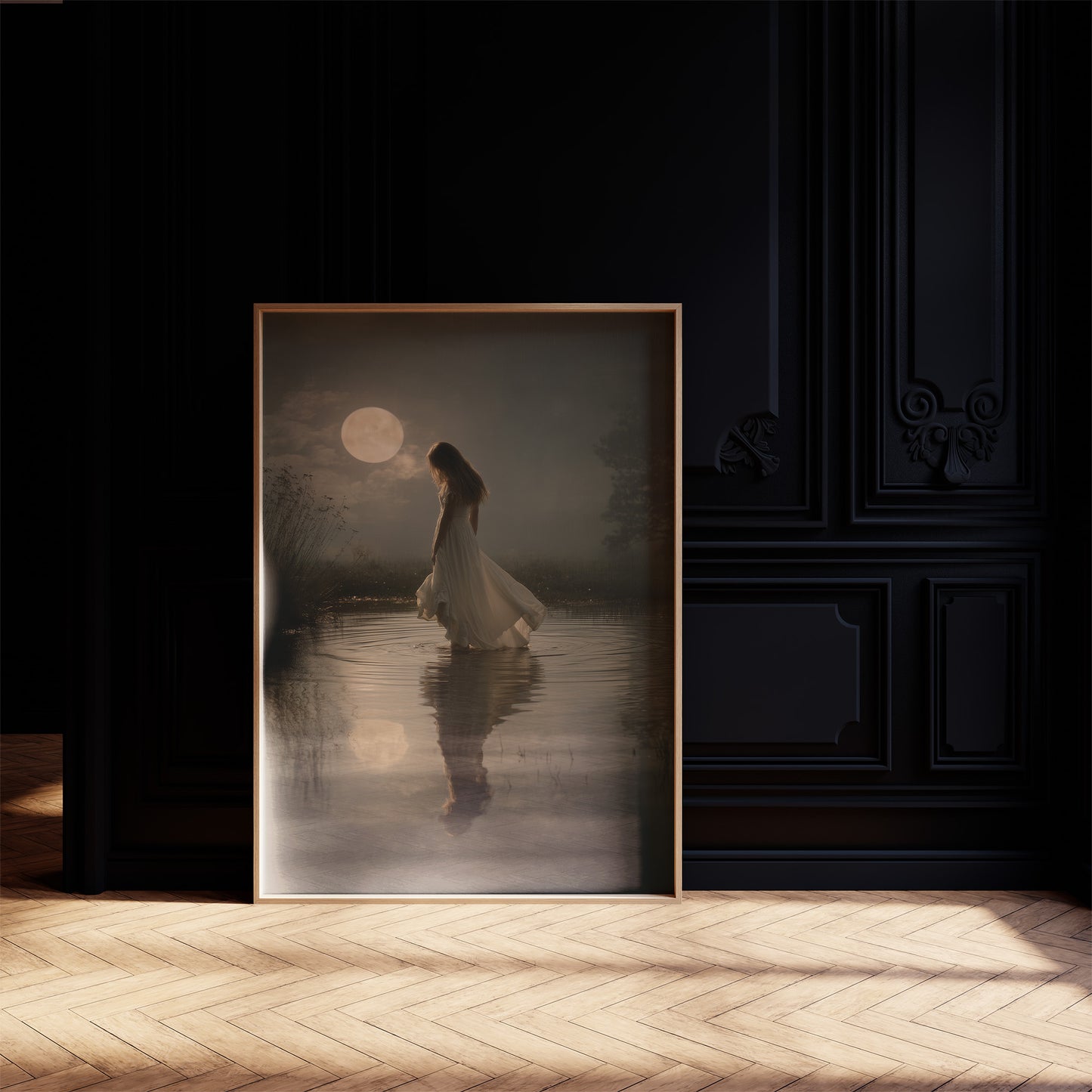 Moonlit Waters Carry Her Dreams