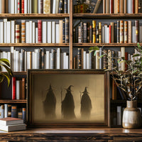 Three Mages Cross Misty Threshold