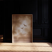 Twilight Hunters Cross Sepia Skies