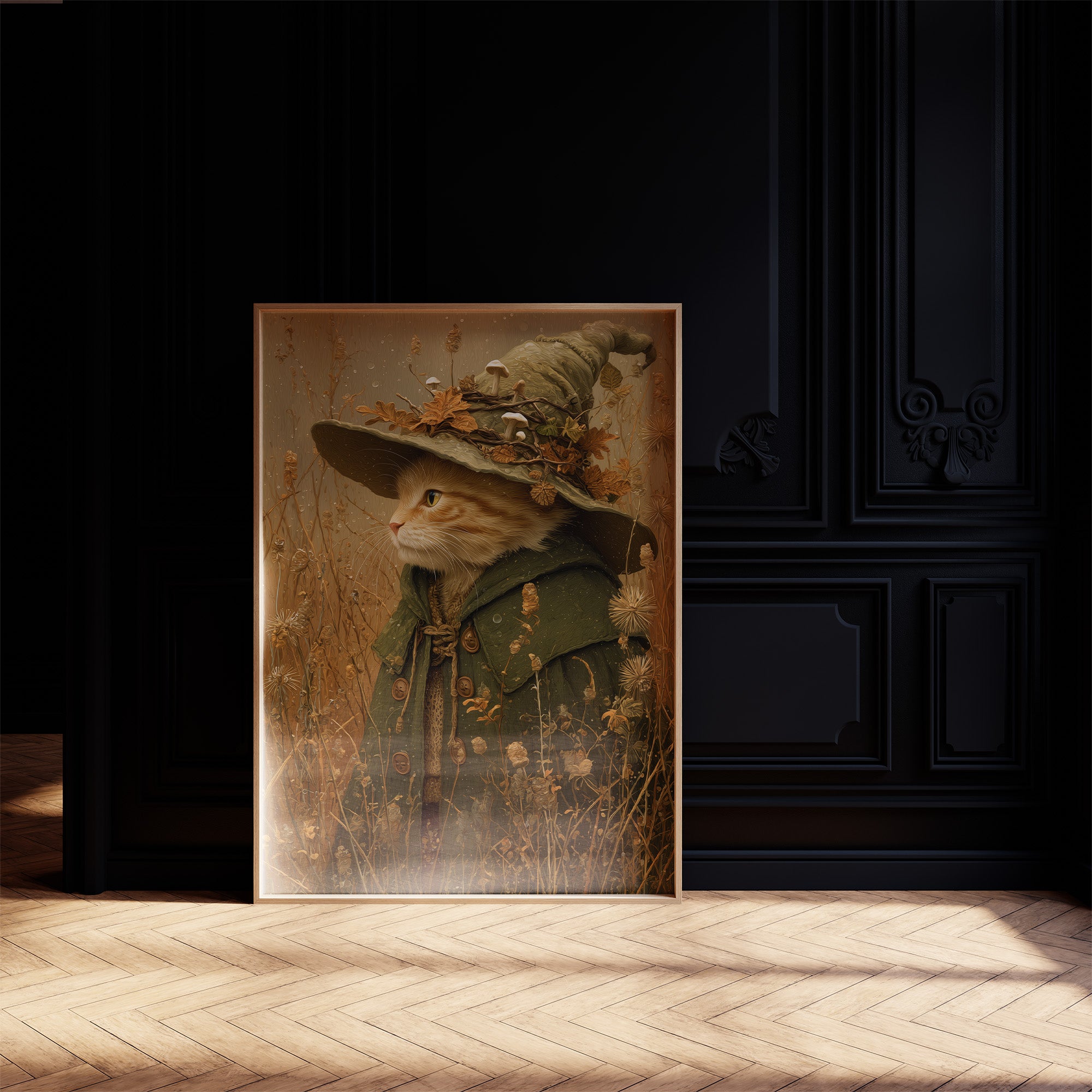 Autumn Sage Wears Fallen Leaves