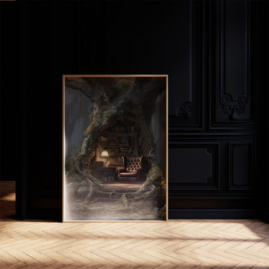 Hollow Oak Keeps Ancient Pages