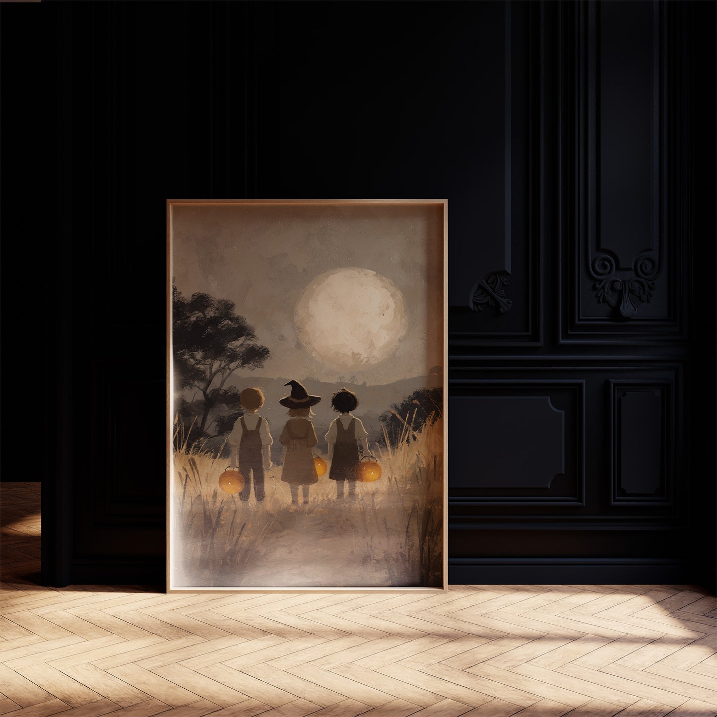 Moonlit Adventure Awaits Three Friends