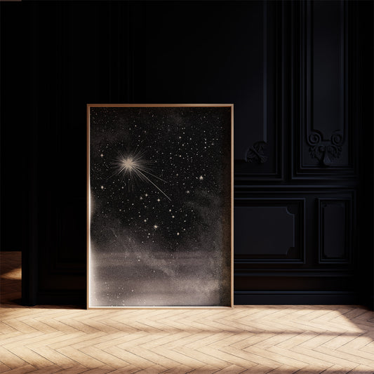 Celestial Beacon Calls Through Night