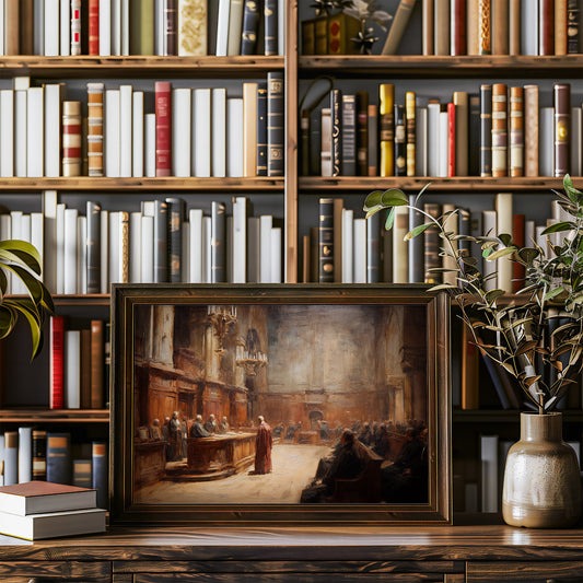 Scholarly Halls Meet Classical Canvas