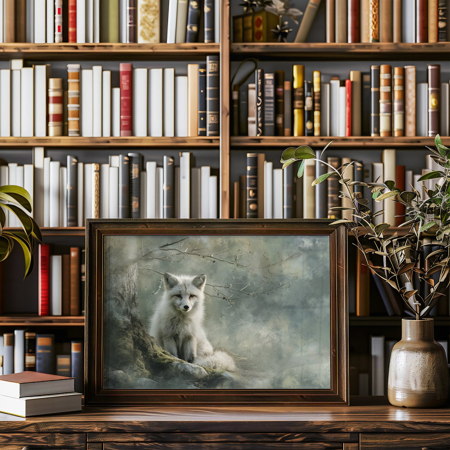 Arctic Tales Between Wooden Shelves