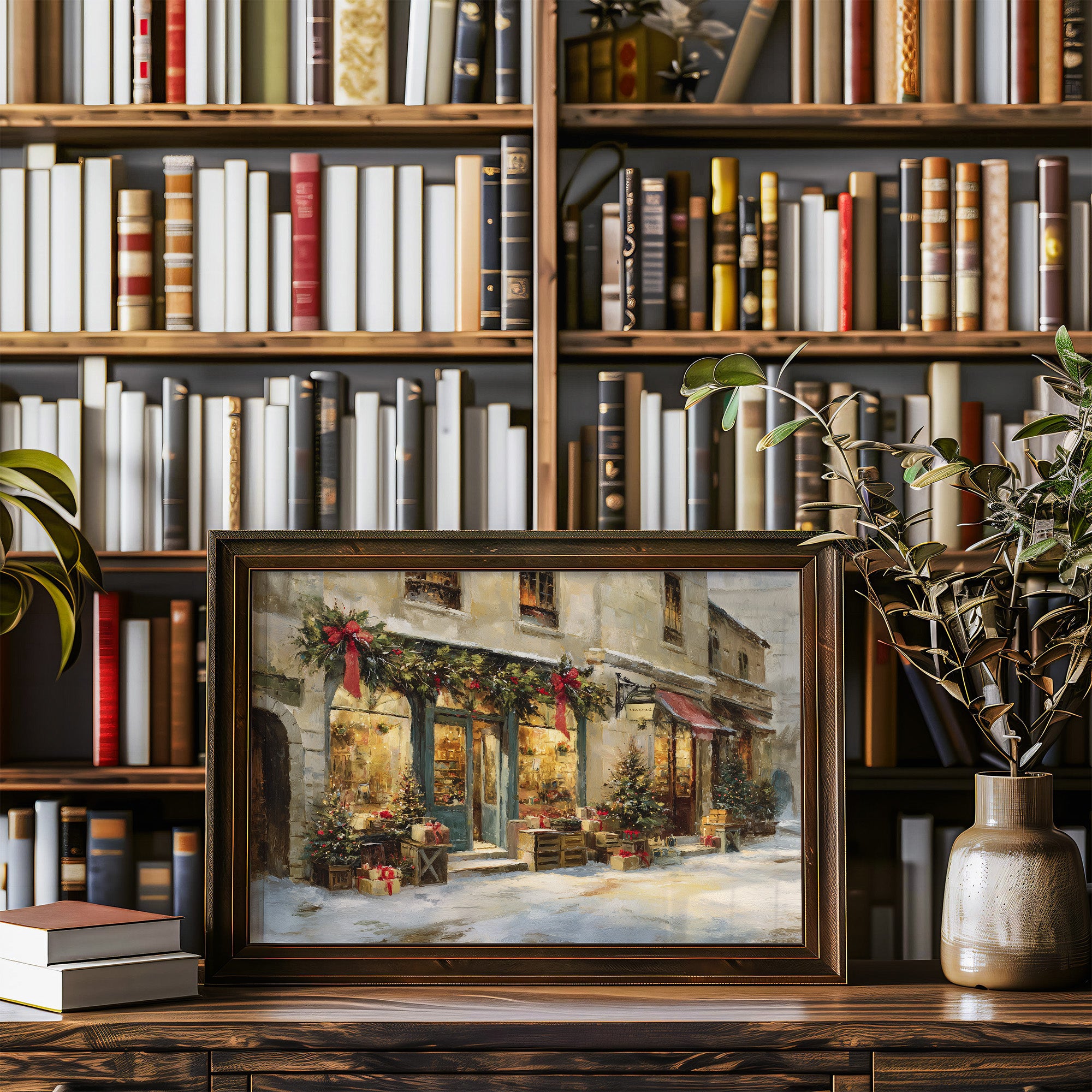 Festive Shops Await December Snow