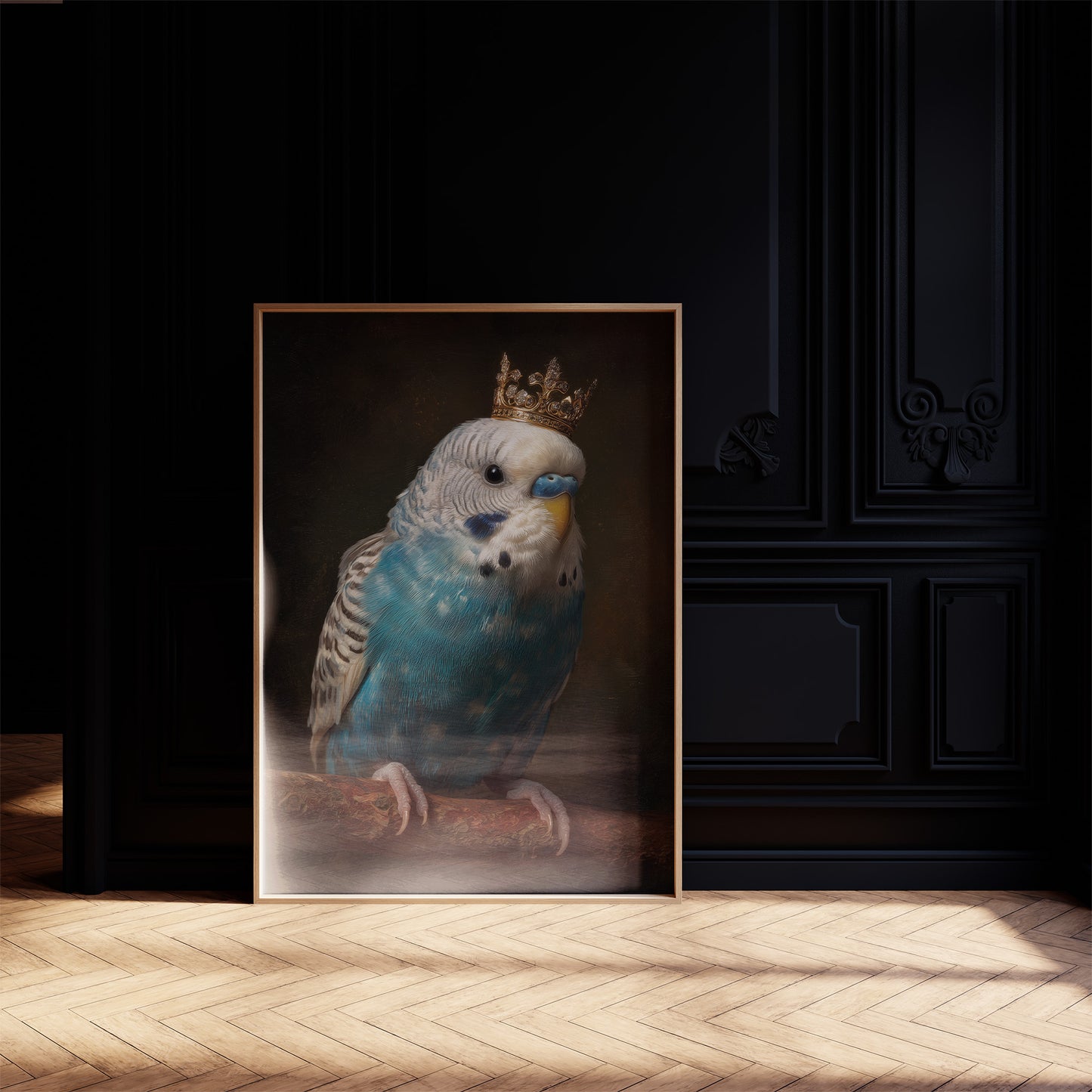 Royal Plumage In Midnight Court