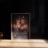 Candlelight Beckons Moths And Blooms