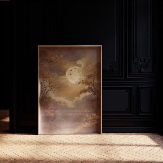 Amber Moon Calls Night Birds