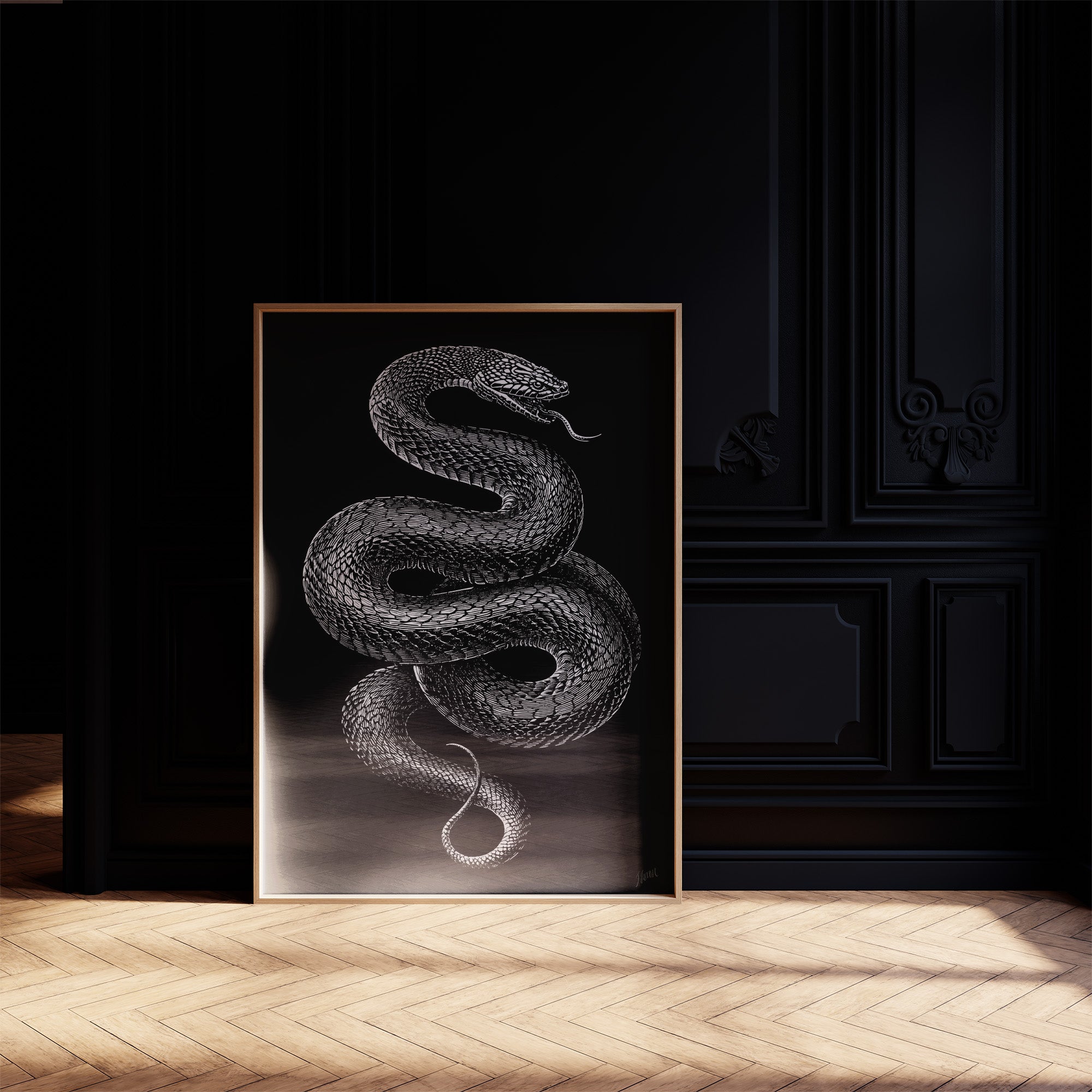 Midnight Scales In Silver Light