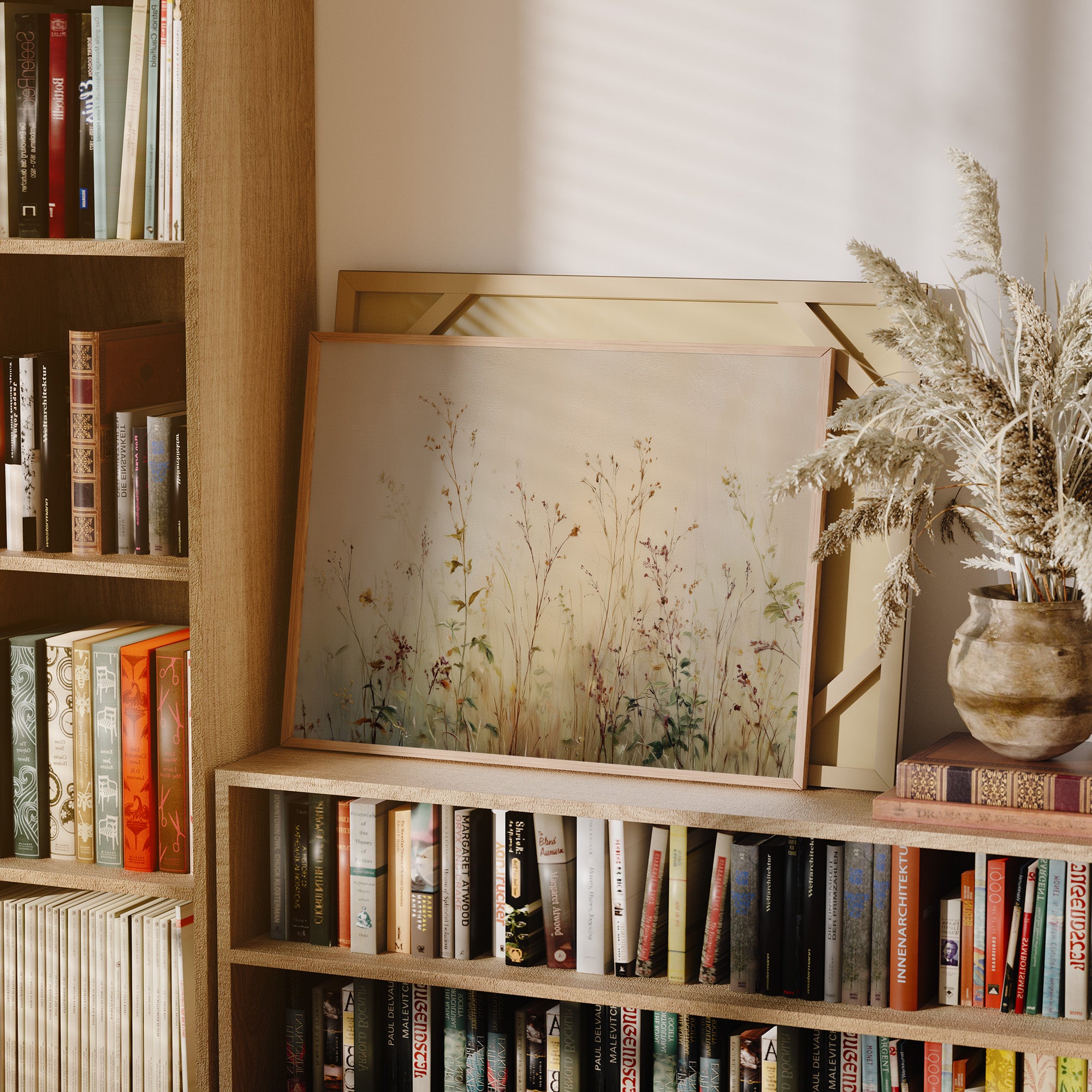 Wildflowers Dance Among Literary Treasures