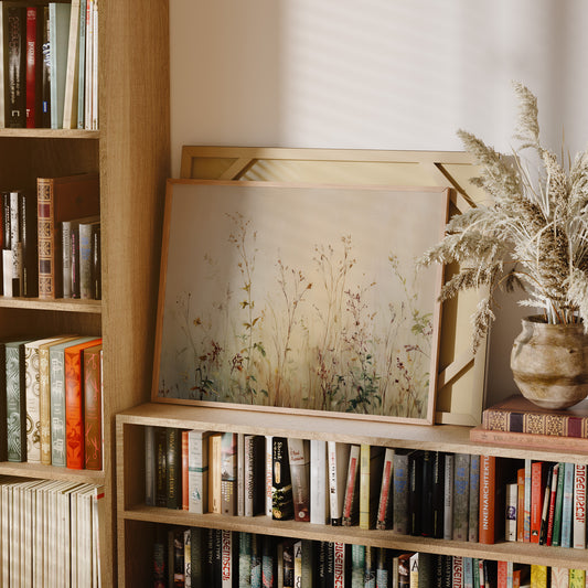 Wildflowers Dance Among Literary Treasures