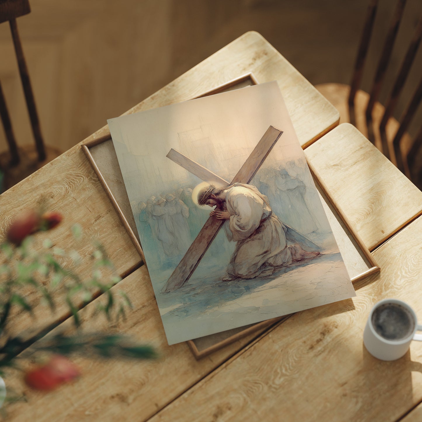 Sacred Path On Wooden Table