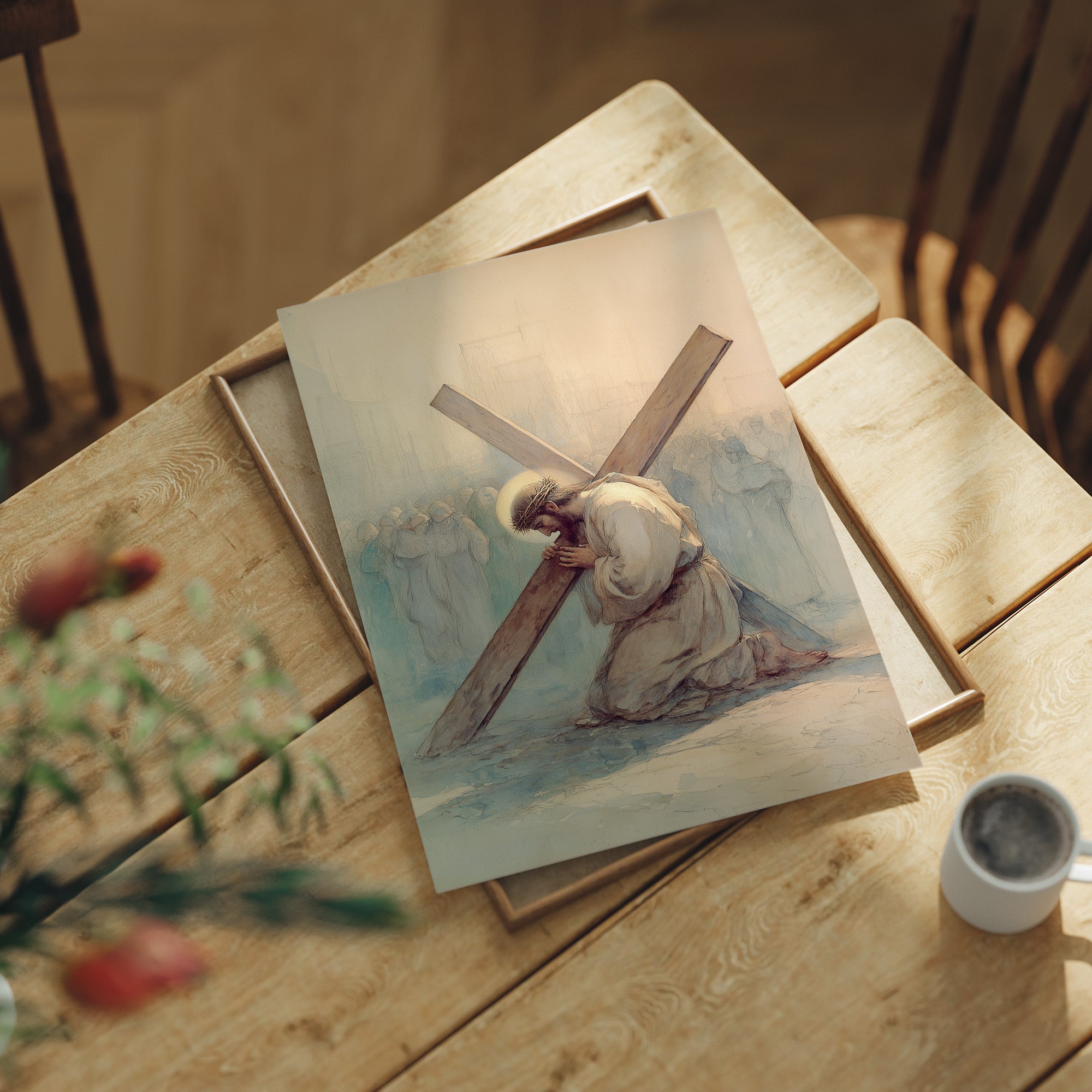 Sacred Path On Wooden Table