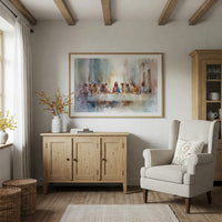 Soft Light Across Ancient Table