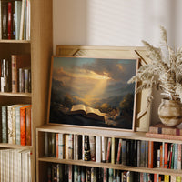 Sunbeams Illuminate Sacred Pages