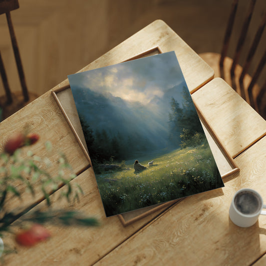 Sunbeams Bless The Mountain Meadow