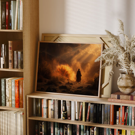 Pilgrim Walks Into Heaven's Fire