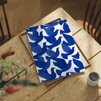 Cobalt Doves Take Flight Together