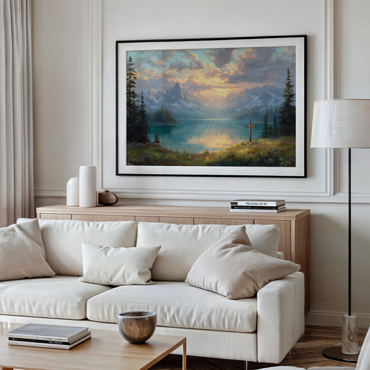 Tranquil Waters Reflect Heaven's Glow