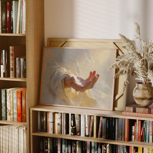 Open Palm In Golden Light