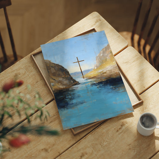 Faith Anchored Between Rocky Shores