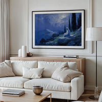 Solitude Beneath Indigo Skies