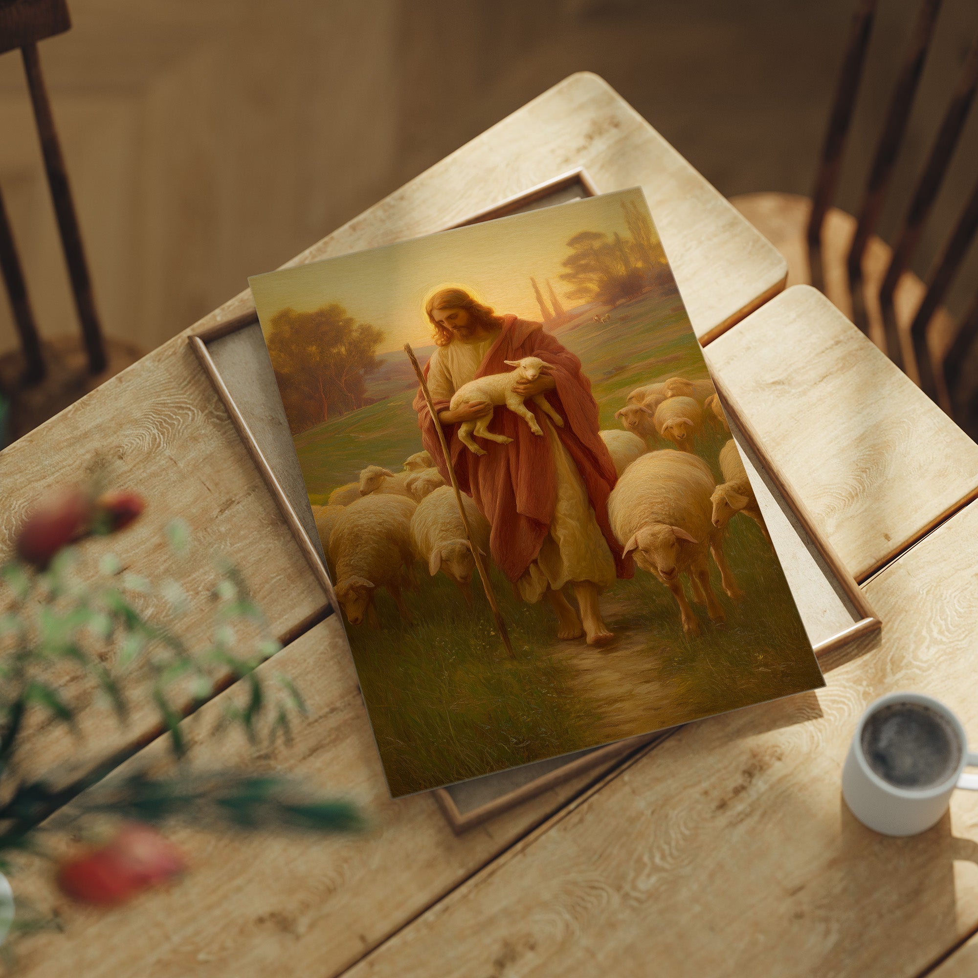 Sacred Pastoral In Golden Light