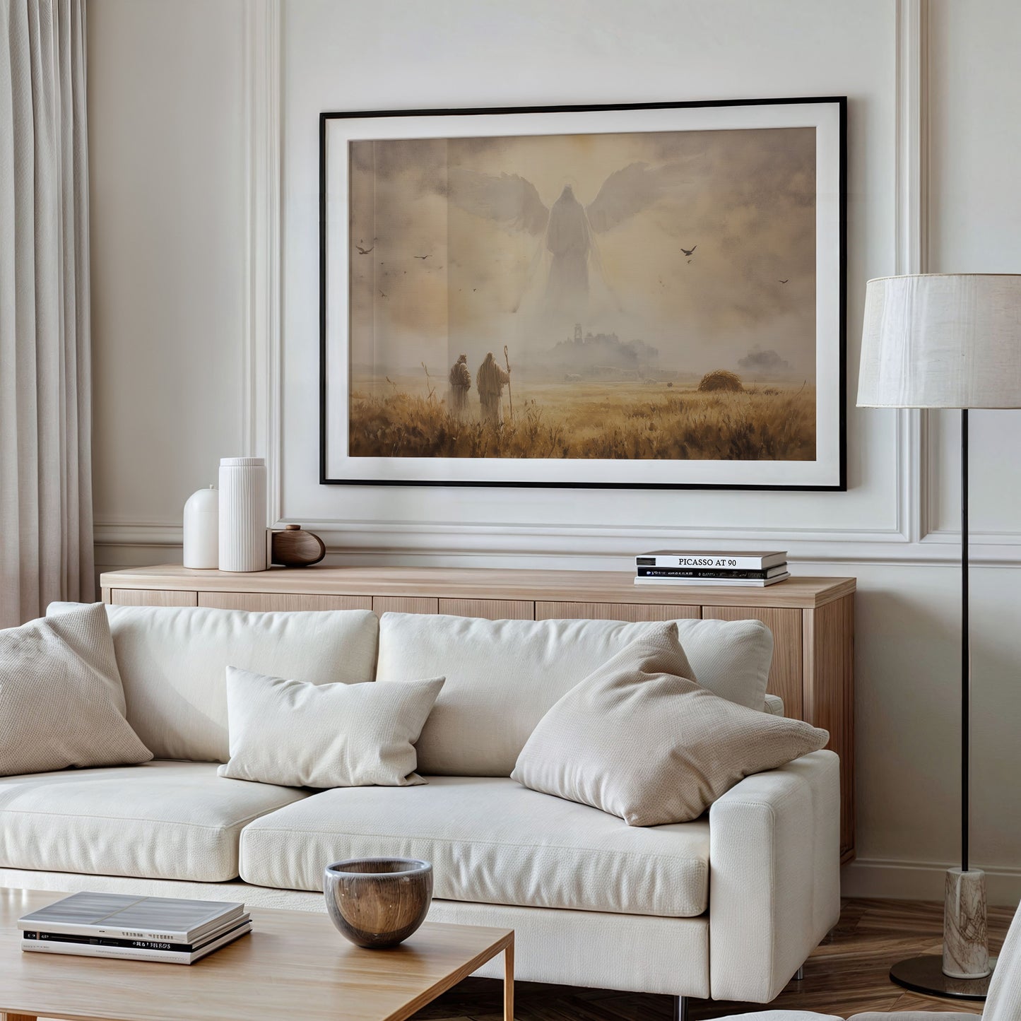 Pilgrims Beneath Celestial Light