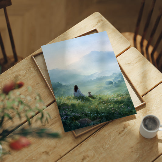 Meadow Mornings With Loyal Friend