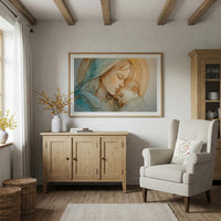 Tender Moments In Aqua Gold