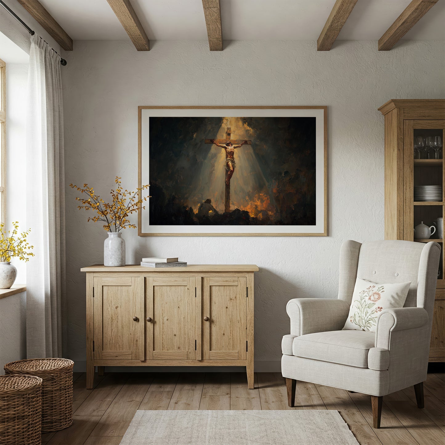 Sacred Light Pierces The Darkness