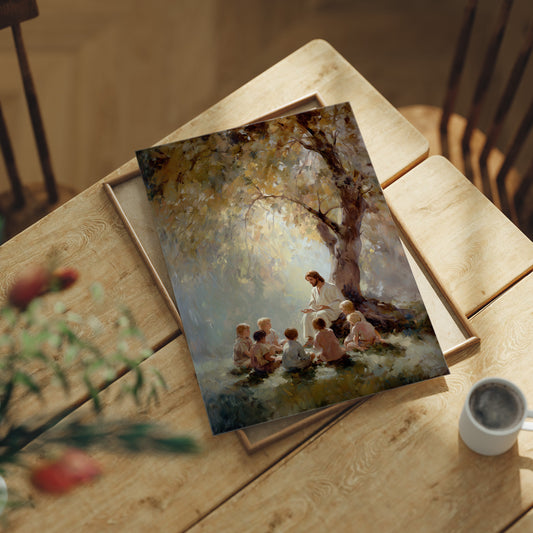 Gentle Words Beneath Autumn Boughs