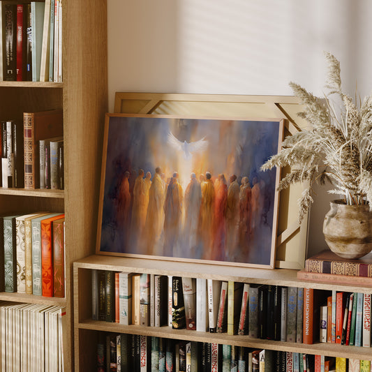 Light Ascends Through Gathered Souls