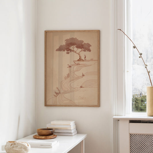 Solitary Oak Maps The Valley