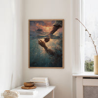 Hands Reaching Across Troubled Waters