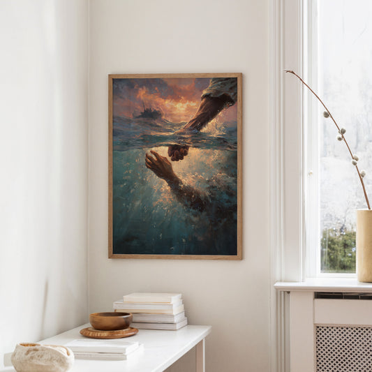 Hands Reaching Across Troubled Waters