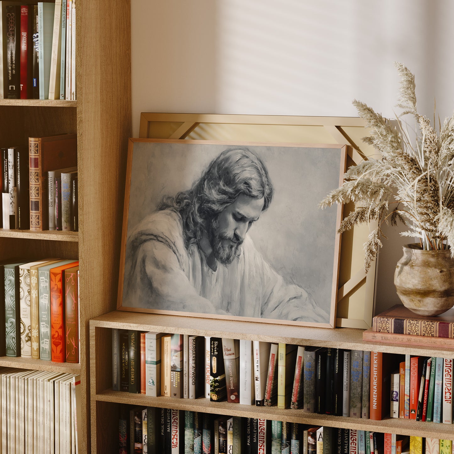 Quiet Contemplation Among Literary Companions