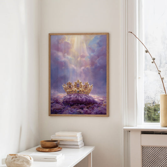 Heavenly Crown Amid Violet Skies