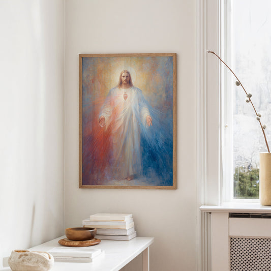 Sacred Light On Wooden Rest